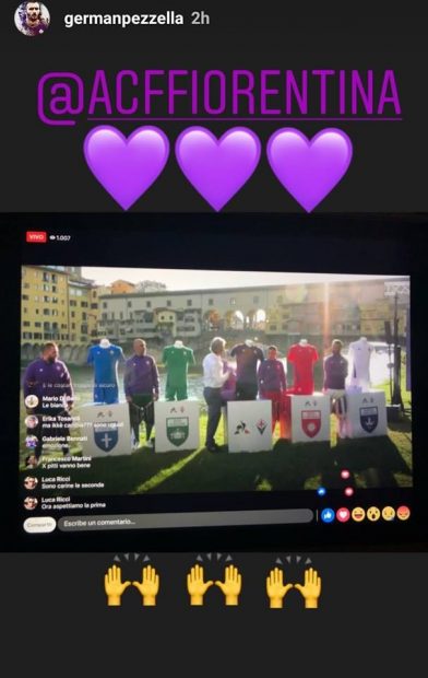FOTO: Pezzella ed un legame speciale con la maglia della Fiorentina