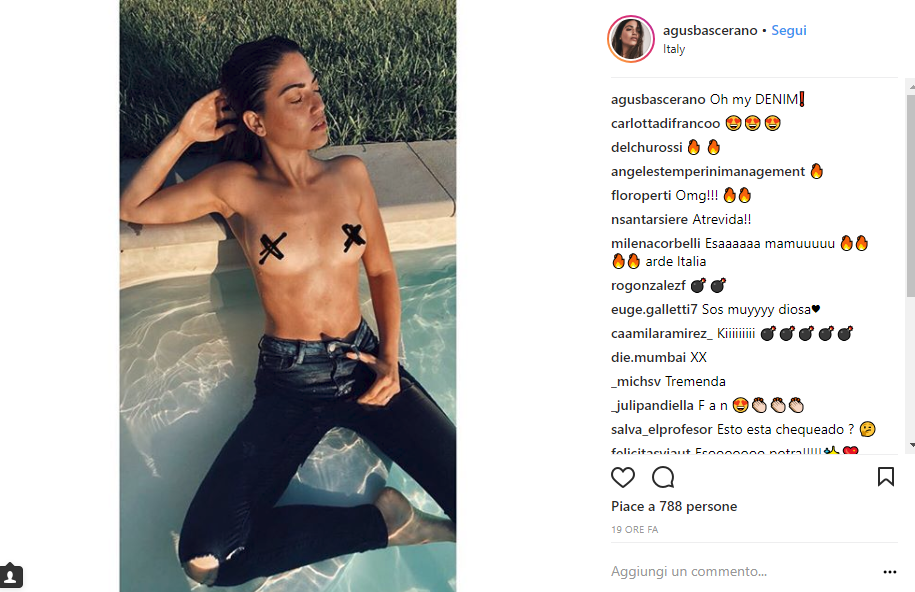 FOTO: Lady Pezzella e uno scatto da perdere la testa. German si potrà consolare per il mondiale mancato