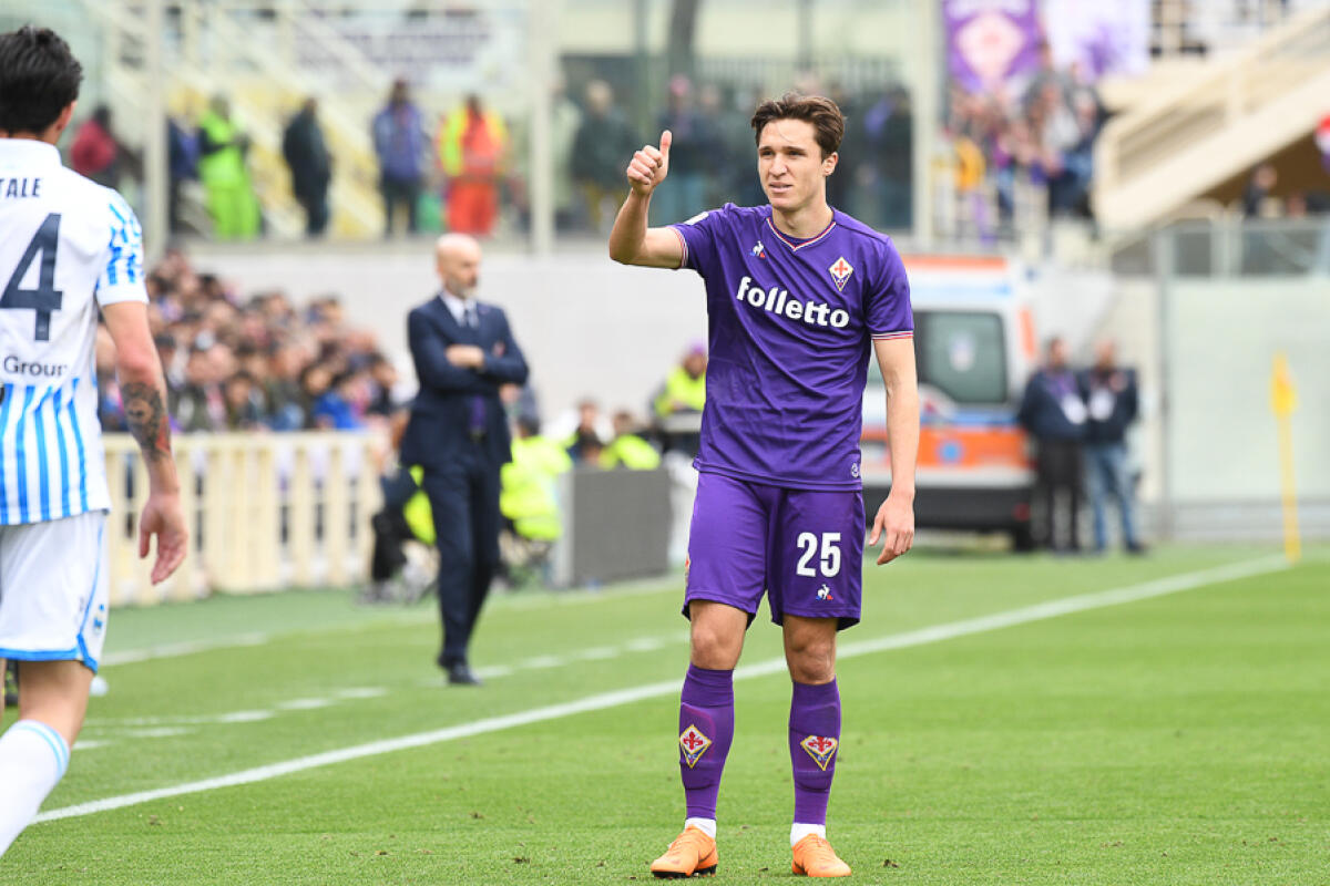 CdS, oltre a Roma e Napoli, per Chiesa bussano Chelsea e Bayern Monaco. Richiesta? 60/70mln. Ma non quest'anno... - Firenze, stadio Artemio Franchi, 15.04.2018, Fiorentina-Spal, Foto Fiorenzo Sernacchioli. Copyright Labaroviola.com, Chiesa