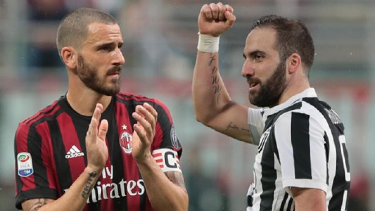 Sportmediaset, Bonucci clamoroso! Torna alla Juve, mentre Higuain andrà al Milan - getty