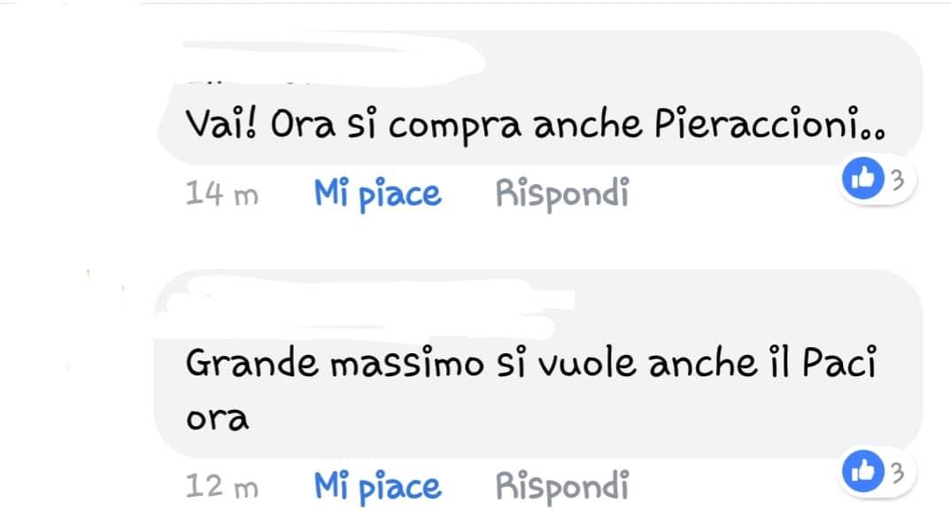 Ceccherini ad un passo dai viola. Ironia sui social: "Vogliamo anche i' Paci. Pieraccioni no?"