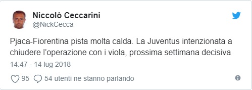 Ceccarini: "Si chiude presto per Pjaca. Berardi piace molto e non so se il croato lo esclude..."