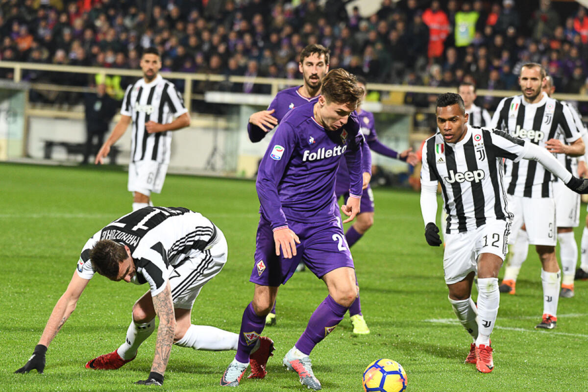 TuttoSport, la Juventus dovrebbe aver strappato la prelazione per Chiesa - Firenze, stadio Artemio Franchi, 9.02.2018, Fiorentina-Juventus, Foto Fiorenzo Sernacchioli. Copyright Labaroviola.com
