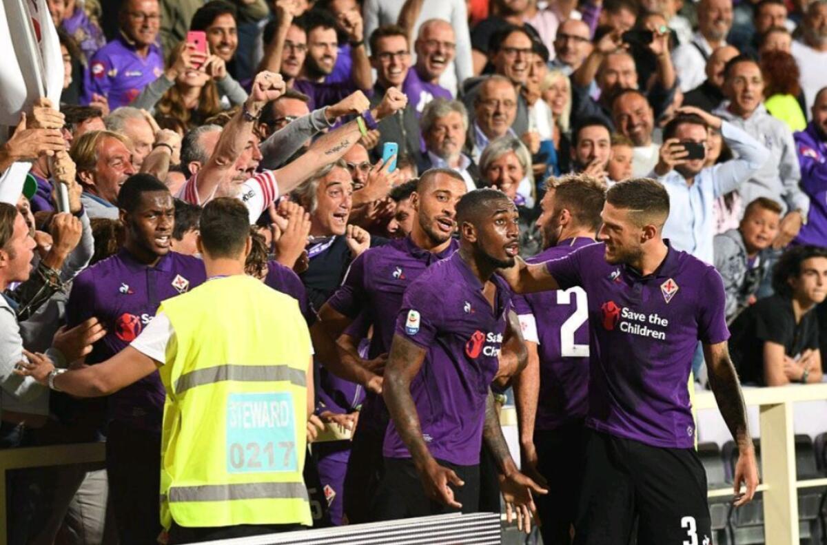PAGELLE VIOLA: FURIA GERSON, BENASSI A TUTTO CAMPO, CHE GOL MILENKOVIC! - Firenze, stadio Artemio Franchi, 26.08.2018, Fiorentina-Chievo, Foto Fiorenzo Sernacchioli. Copyright Labaroviola.com, Gerson