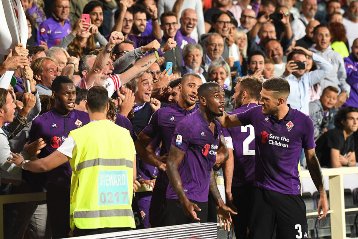 Pioli e Antognoni preoccupati, la squadra non capisce la contestazione della Curva. Andrea Della Valle... - Firenze, stadio Artemio Franchi, 26.08.2018, Fiorentina-Chievo, Foto Fiorenzo Sernacchioli. Copyright Labaroviola.com, Gerson