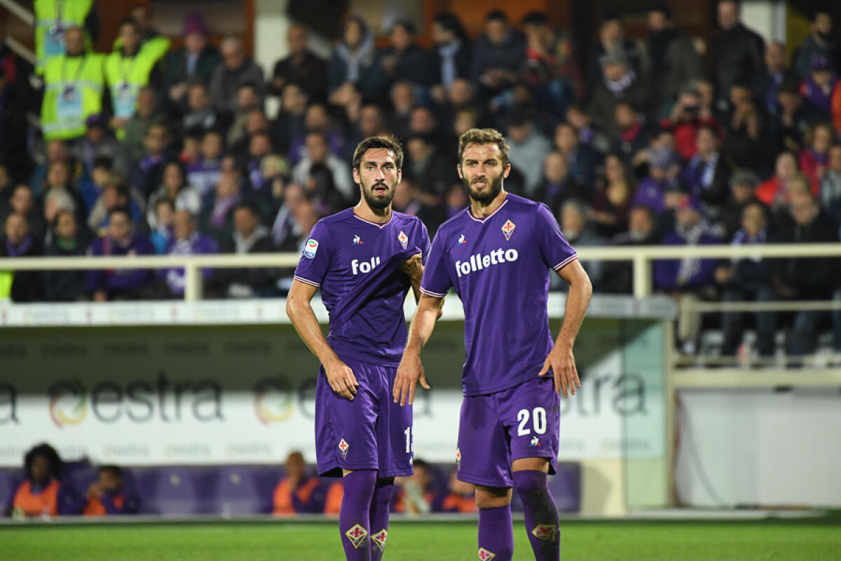 Pezzella: "Sono migliorato in Europa, adesso voglio la Nazionale. Simeone..." - Firenze, stadio Artemio Franchi. Foto Fiorenzo Sernacchioli. Copyright Labaroviola.com Davide Astori, Pezzella