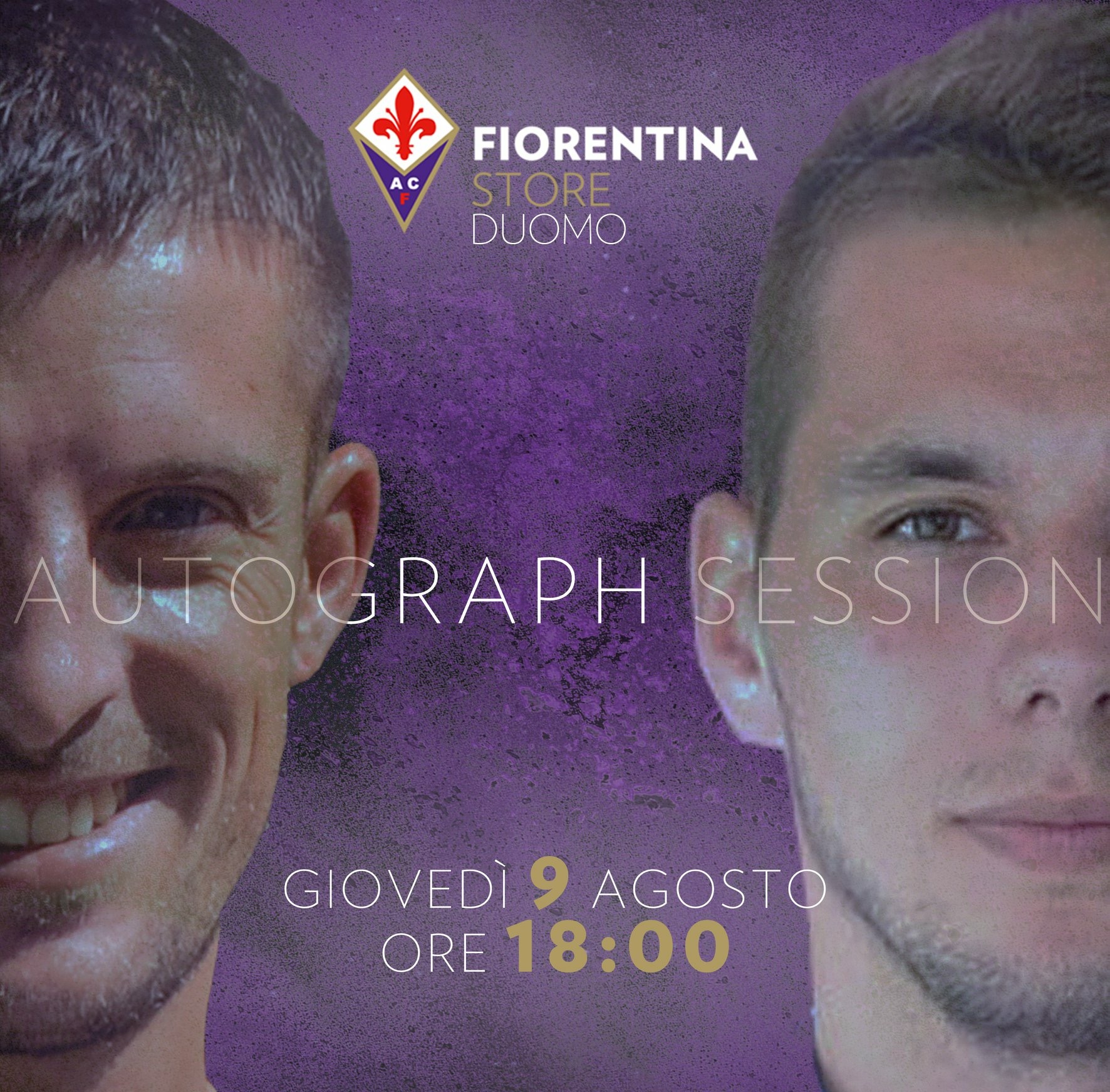 Domani ore 18.00 sessione di autografi al Fiorentina Store Duomo per Pjaca e Mirallas