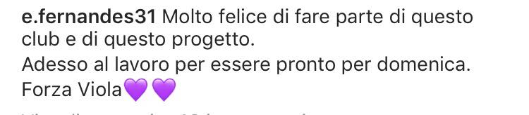 Edimilson su Instagram: "Felice di far parte di questo progetto. Adesso al lavoro per esser pronto domenica"