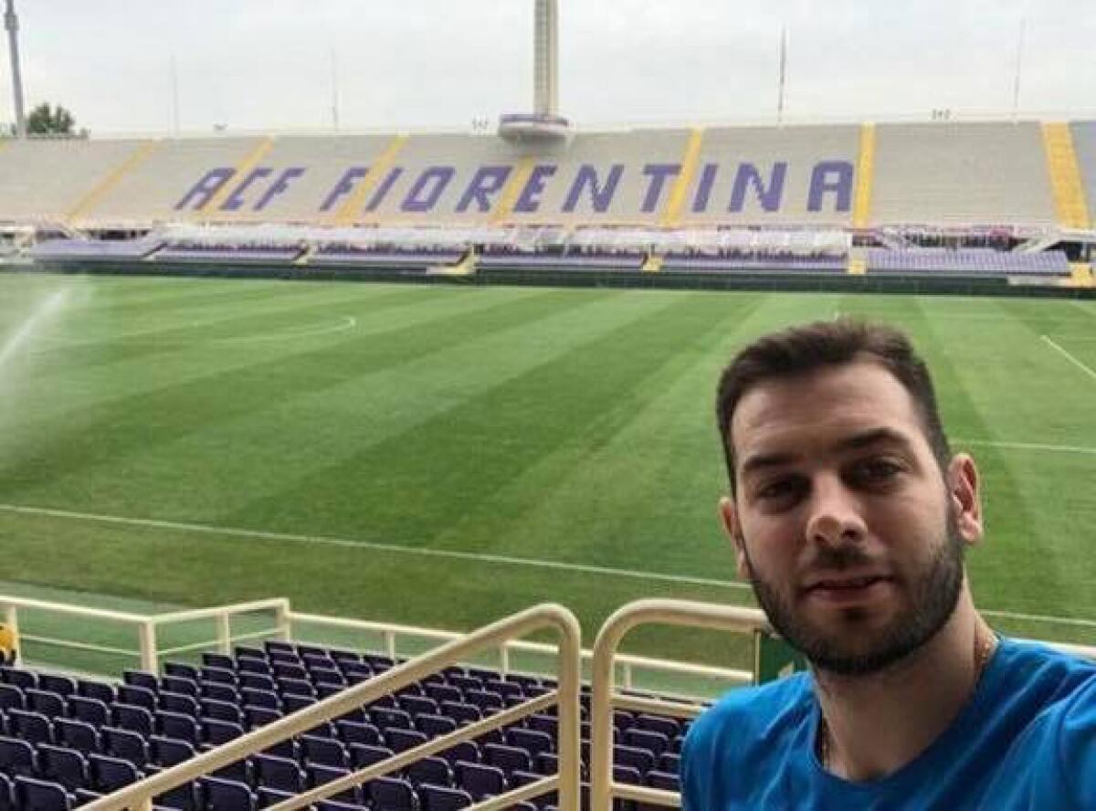 (FOTO): lo scatto di Luciano De Cecco al Franchi. Il pallavvolista è a Firenze per i Mondiali 2018 - 