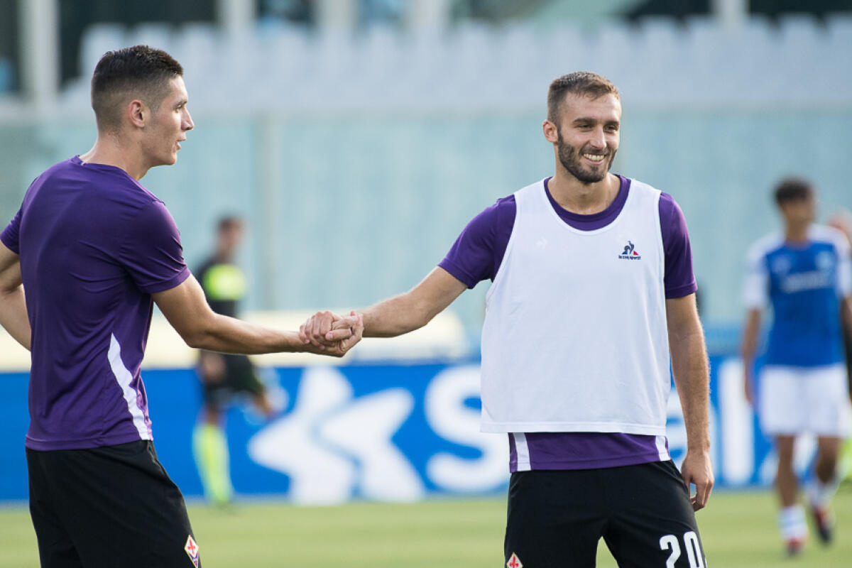 FORMAZIONE UFFICIALE FIORENTINA, TORNANO GERSON E PJACA, BIRAGHI TITOLARE - Firenze, stadio Artemio Franchi, 22.09.2018, Fiorentina-Spal, Foto Fiorenzo Sernacchioli. Copyright Labaroviola.com, Pezzella e Milenkovic