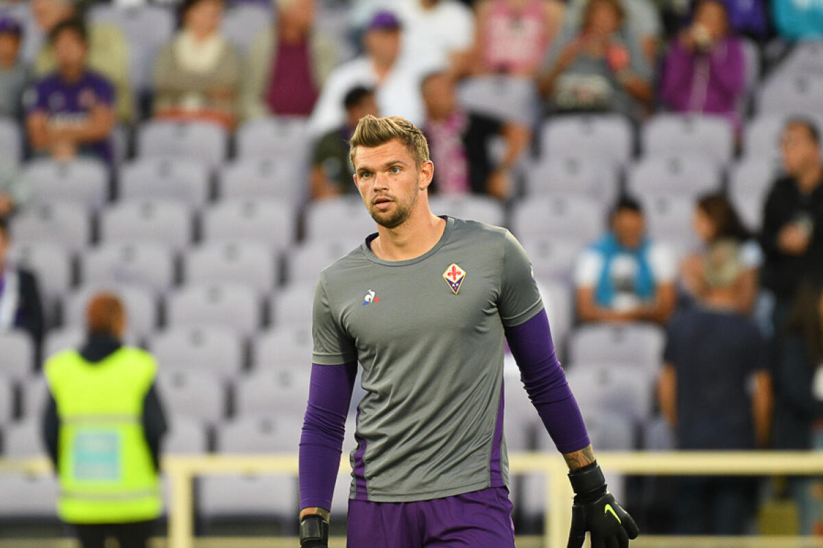 Antognoni e l’investitura a Dragowski: “Vai Drago”, la carica al secondo portiere - Firenze, stadio Artemio Franchi, 26.08.2018, Fiorentina-Chievo, Foto Fiorenzo Sernacchioli. Copyright Labaroviola.com, Dragowski
