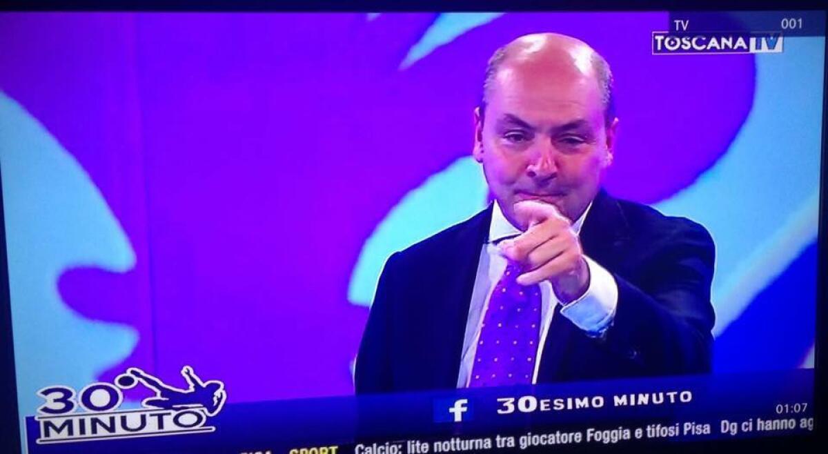 Stasera alle 21.15 su Toscana TV, 30esimo minuto: ospite Beppe Bergomi. Conduce Simon Pagnini - 