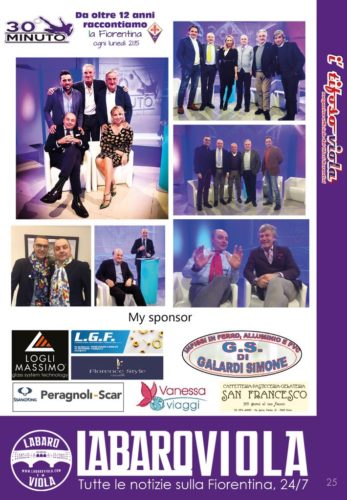 Prima di Fiorentina-Spal leggi gratuitamente "Il tifoso viola". Tanti i contenuti ed anche un po' di Labaroviola...