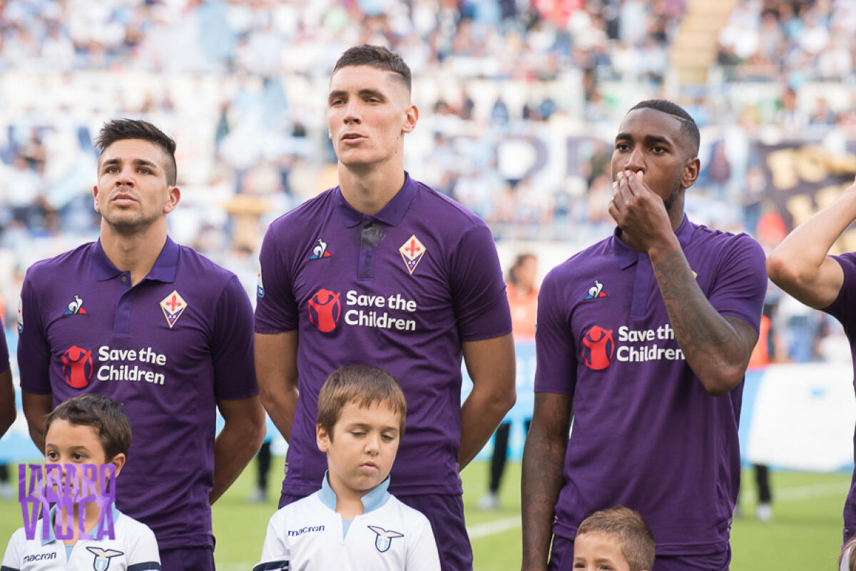 Nazione: Mourinho pazzo di Milenkovic, in tribuna a vedere la Serbia per lui... - Roma, Stadio Olimpico, 07.10.2018, Lazio-Fiorentina, foto Fiorenzo Sernacchioli. Copyright Labaroviola.com, Milenkovic Gerson Simeone