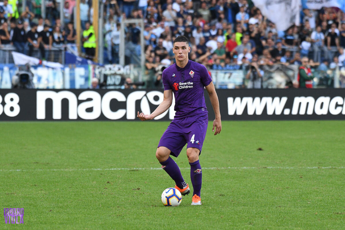 Milenkovic: "Nasco difensore centrale. Terzino? Gioco dove c'è bisogno.." - Roma, Stadio Olimpico, 07.10.2018, Lazio-Fiorentina, foto Fiorenzo Sernacchioli. Copyright Labaroviola.com, Milenkovic
