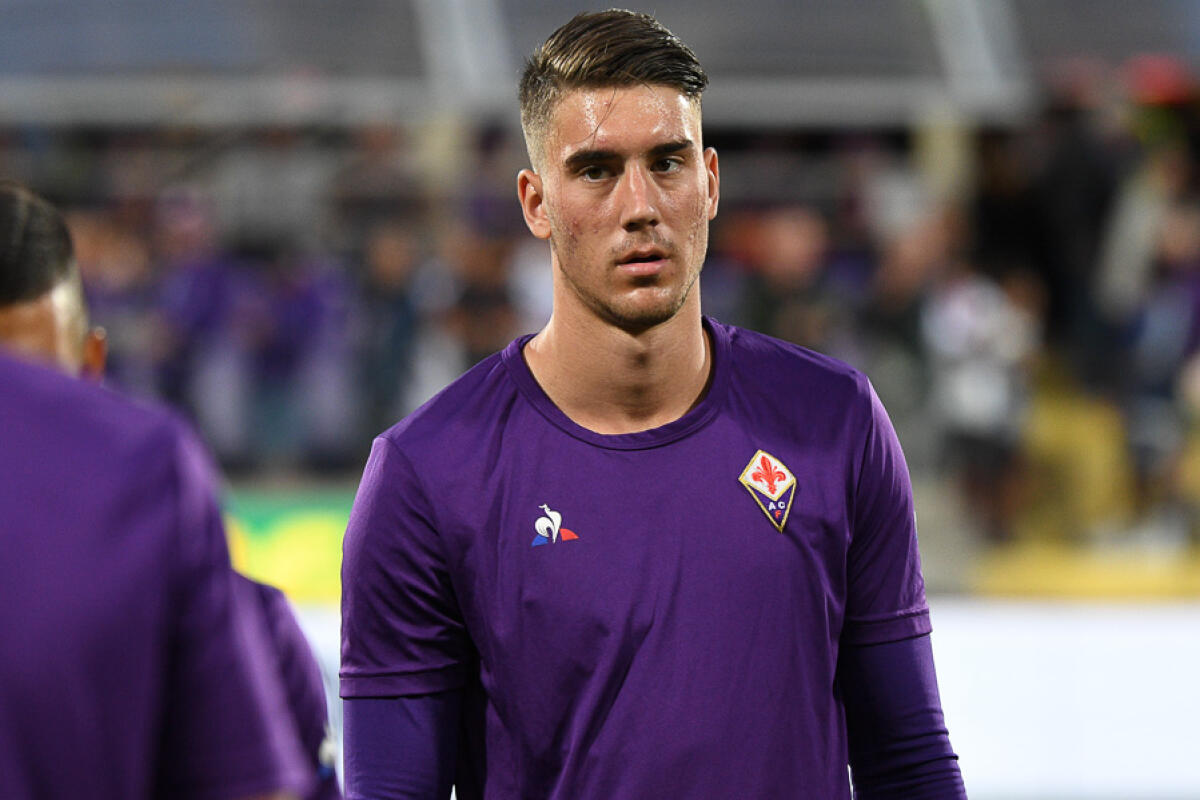 Stadio spinge Vlahovic: "Attento Simeone, il giovane ha il senso del gol". Adesso il debutto... - Firenze, stadio Artemio Franchi, 26.08.2018, Fiorentina-Chievo, Foto Fiorenzo Sernacchioli. Copyright Labaroviola.com, Vlahovic