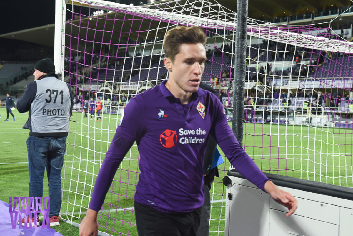 C'è solo e sempre Chiesa, il rigore è netto. Adesso nessuno può accusare il talento viola - Firenze, stadio Artemio Franchi, 21.10.2018, Fiorentina-Cagliari, Foto Fiorenzo Sernacchioli. Copyright Labaroviola.com