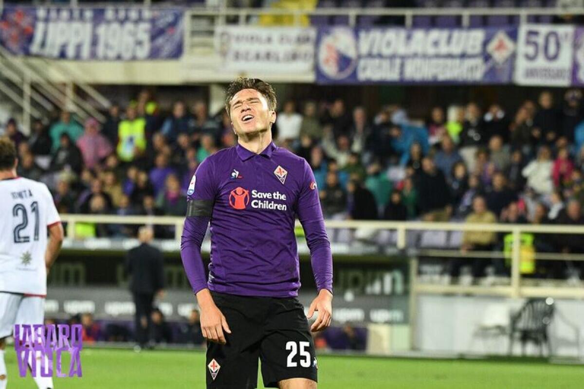 Corriere Fiorentino, Chiesa dipendenti e tridente offensivo un lusso. A centrocampo... - Firenze, stadio Artemio Franchi, 21.10.2018, Fiorentina-Cagliari, Foto Fiorenzo Sernacchioli. Copyright Labaroviola.com, Chiesa