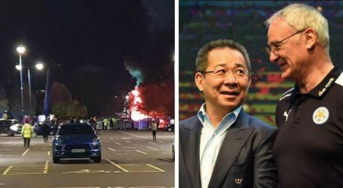 Non ce l'ha fatta il presidente del Leicester, è morto con i piloti dell'elicottero. Giocatori in lacrime - 