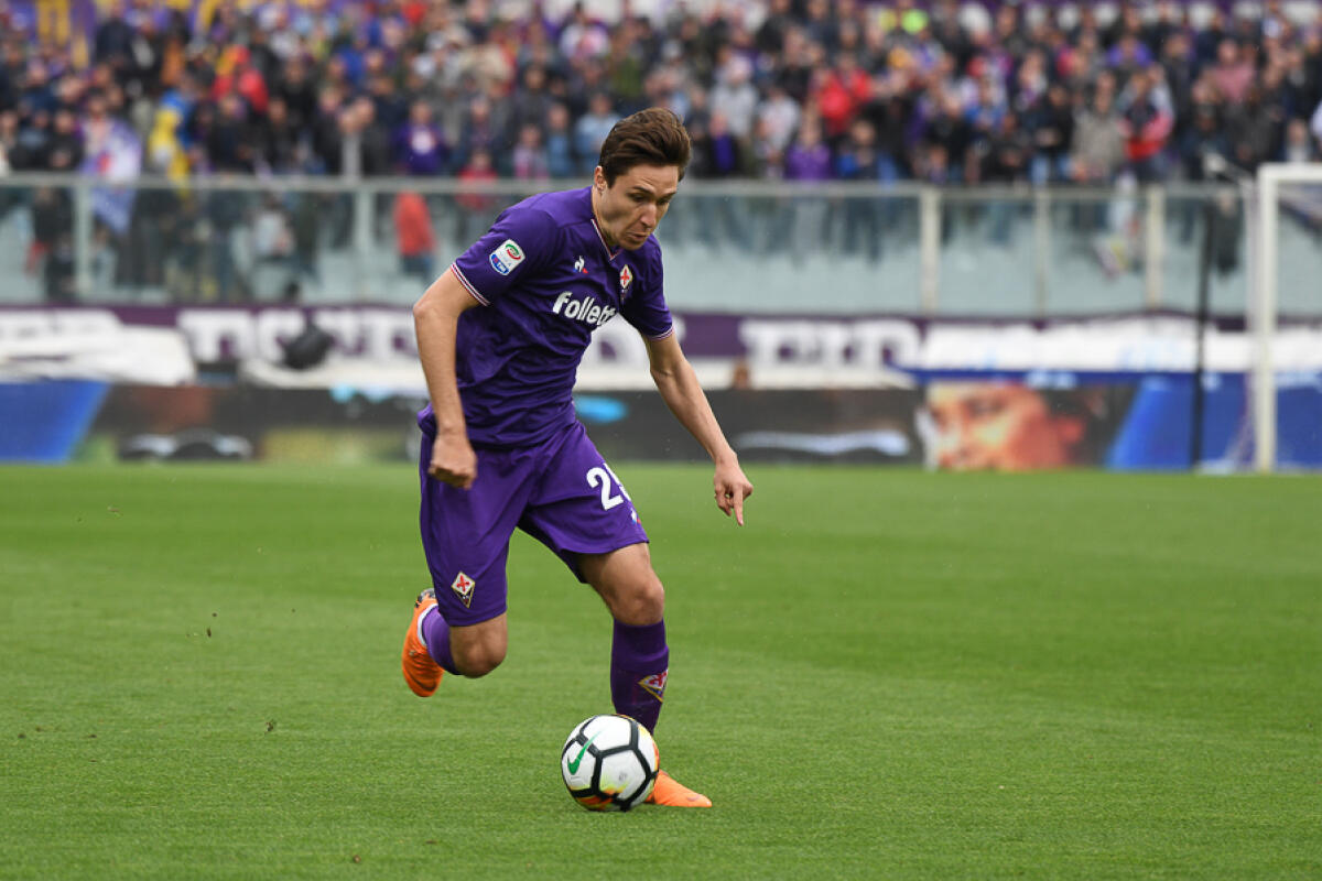 Chiesa primo in classifica per dribbling riusciti, bene anche la difesa con Hugo e Biraghi - Firenze, stadio Artemio Franchi, 15.04.2018, Fiorentina-Spal, Foto Fiorenzo Sernacchioli. Copyright Labaroviola.com, Chiesa
