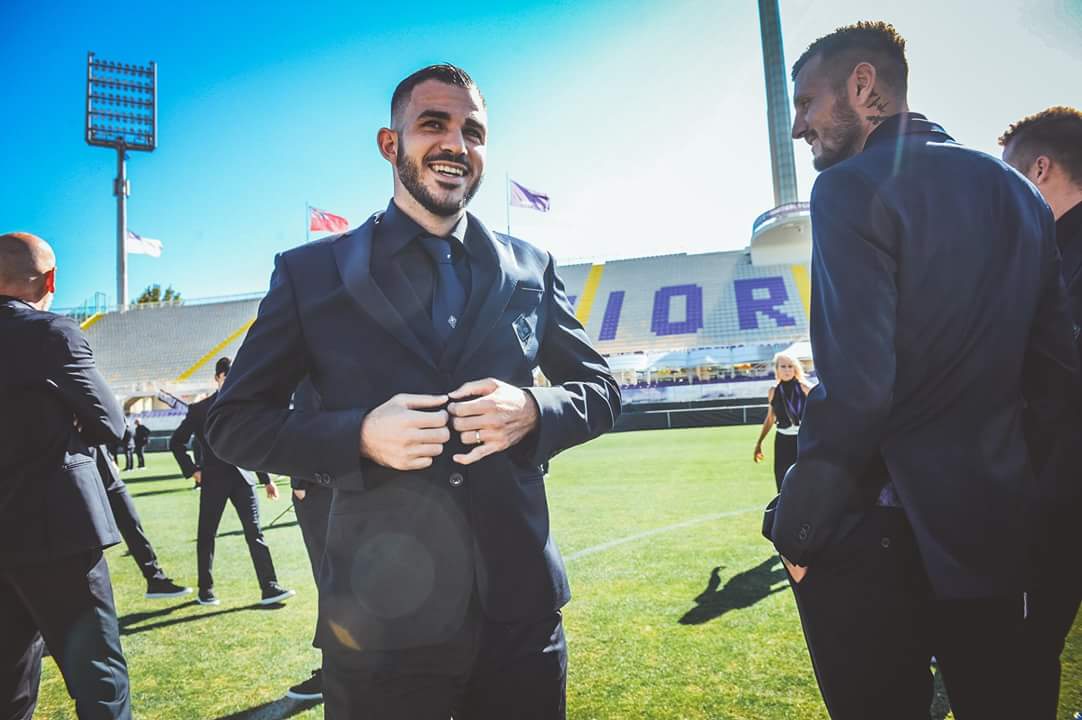 E il Franchi si trasforma in un set fotografico, le foto dello shooting della Fiorentina questa mattina