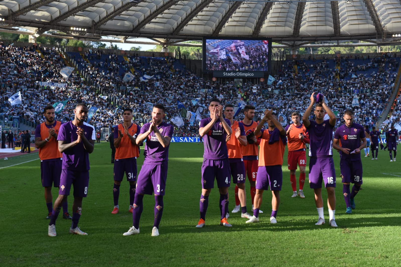 Roma, Stadio Olimpico, 07.10.2018, Lazio-Fiorentina, foto Fiorenzo Sernacchioli. Copyright Labaroviola.com Pezzella
