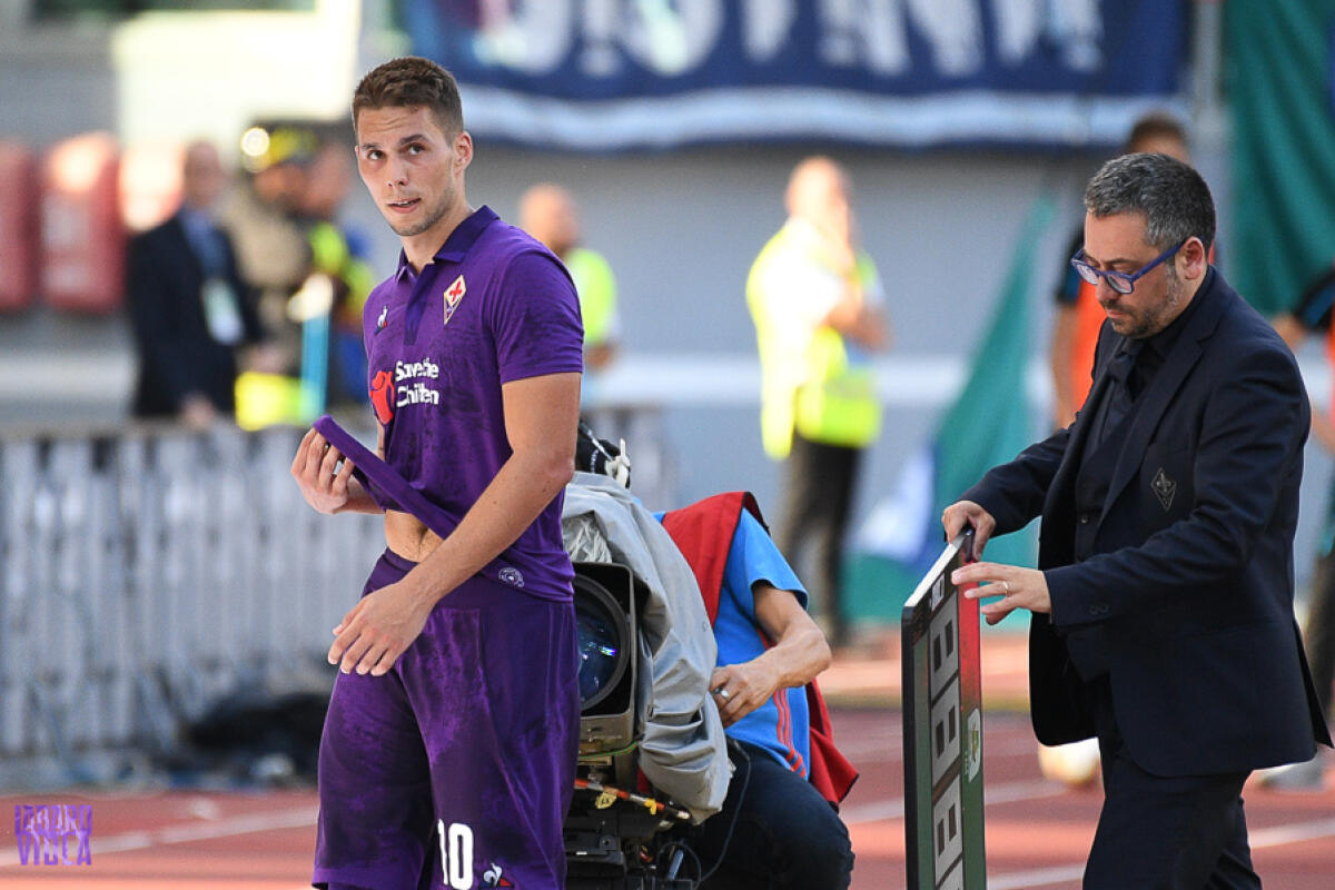 Il mistero su Pjaca, Pioli: "Ha avuto un contrattempo". Ma che contrattempo? La versione dei fatti... - Roma, Stadio Olimpico, 07.10.2018, Lazio-Fiorentina, foto Fiorenzo Sernacchioli. Copyright Labaroviola.com, Pjaca