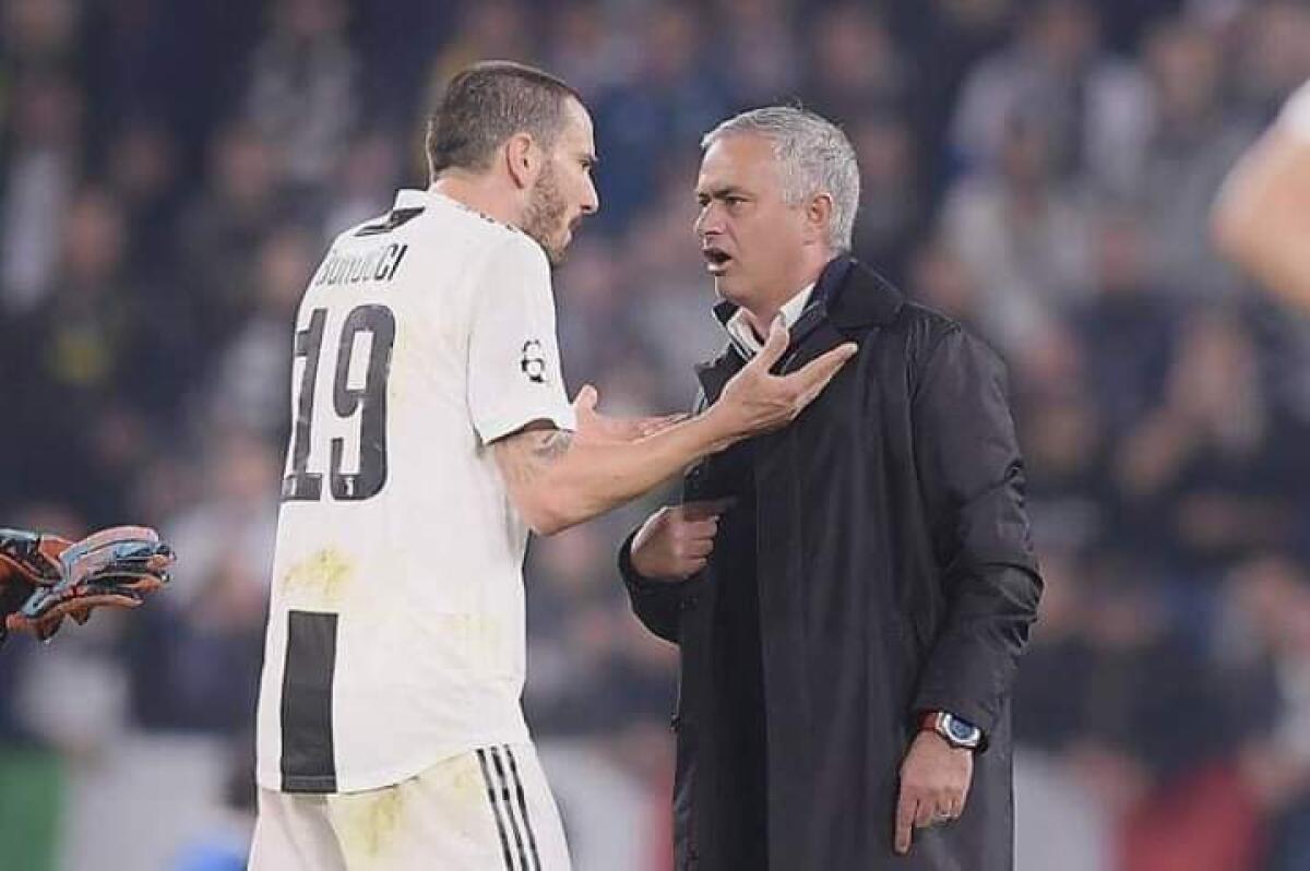 Bonucci e una lezione ridicola a Mourinho. Ecco perche non se la poteva permettere - 