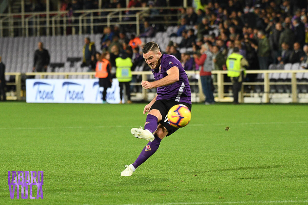 Veretout super? Non per Deschamps: l'ex juventino non lo convoca in nazionale - Firenze, stadio Artemio Franchi, 3.11.2018, Fiorentina-Roma, Foto Fiorenzo Sernacchioli. Copyright Labaroviola.com
