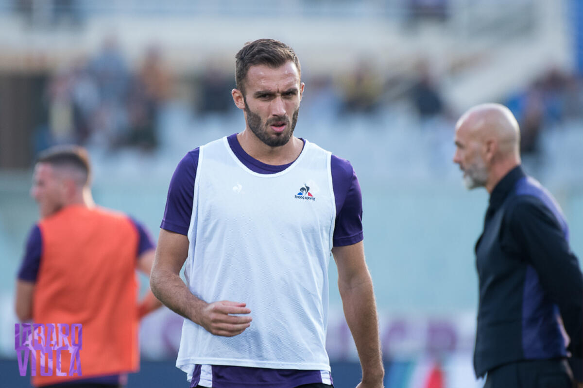 Cuore Pezzella, va a Bologna con la squadra e si allena al Dall'Ara per recuperare dall'infortunio - Firenze, stadio Artemio Franchi, 21.10.2018, Fiorentina-Cagliari, Foto Fiorenzo Sernacchioli. Copyright Labaroviola.com
