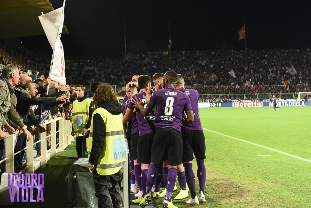 FORM.UFFICIALI: PJACA TORNA TITOLARE, GERSON A CENTROCAMPO - Firenze, stadio Artemio Franchi, 3.11.2018, Fiorentina-Roma, Foto Fiorenzo Sernacchioli. Copyright Labaroviola.com