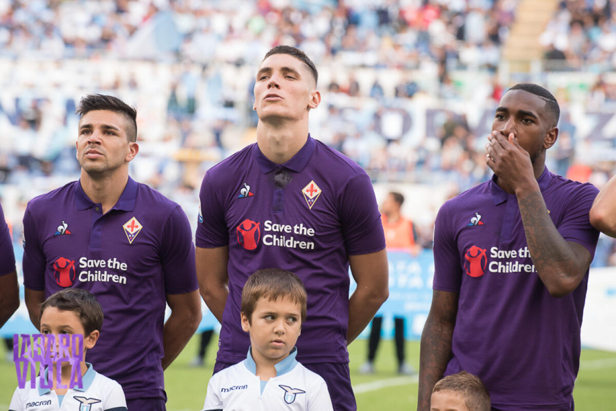 Gaffe Gazzetta, scambia Milenkovic con Veretout. Sulle pagine del giornale il francese... - Roma, Stadio Olimpico, 07.10.2018, Lazio-Fiorentina, foto Fiorenzo Sernacchioli. Copyright Labaroviola.com, Milenkovic Gerson Simeone