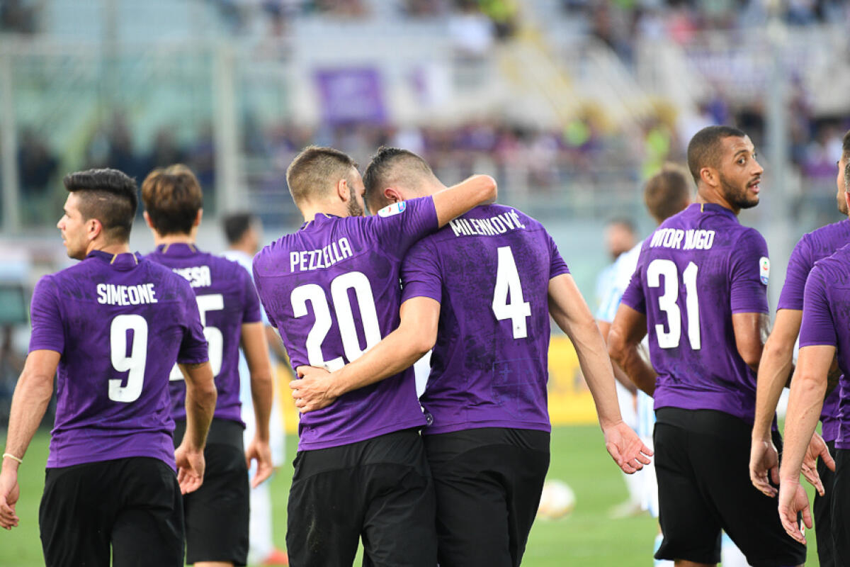 La gioia provoca rimpianto. Difesa viola da scudetto. Se avessimo un vero attaccante... - Firenze, stadio Artemio Franchi, 22.09.2018, Fiorentina-Spal, Foto Fiorenzo Sernacchioli. Copyright Labaroviola.com, Pezzella e Milenkovic