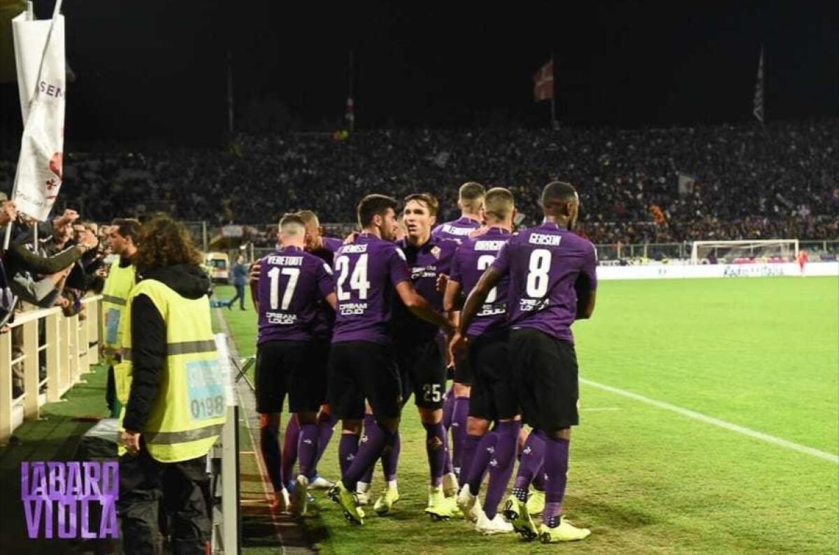 PAGELLE VIOLA: CHIESA COME AL SOLITO IL MIGLIORE. LAFONT INVECE... - Firenze, stadio Artemio Franchi, 3.11.2018, Fiorentina-Roma, Foto Fiorenzo Sernacchioli. Copyright Labaroviola.com