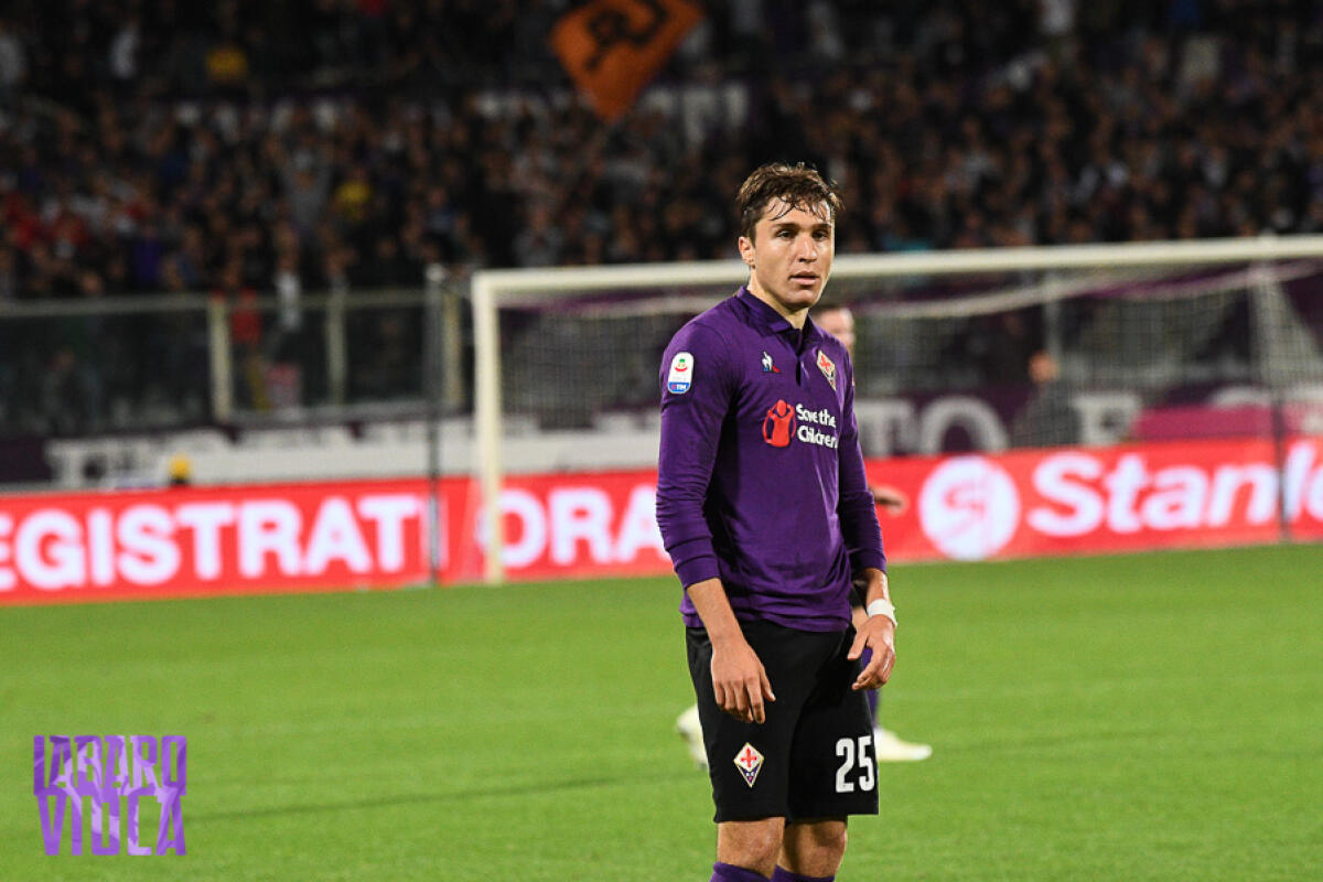 Chiesa, la Juventus prepara un'offerta incredibile per la prossima estate. Ma l'Inter... - Firenze, stadio Artemio Franchi, 3.11.2018, Fiorentina-Roma, Foto Fiorenzo Sernacchioli. Copyright Labaroviola.com