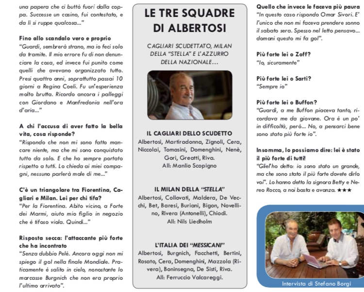 Oggi Albertosi compie 79 anni: “Il mio ricordo più bello? La Coppa delle Coppe con la Fiorentina...”