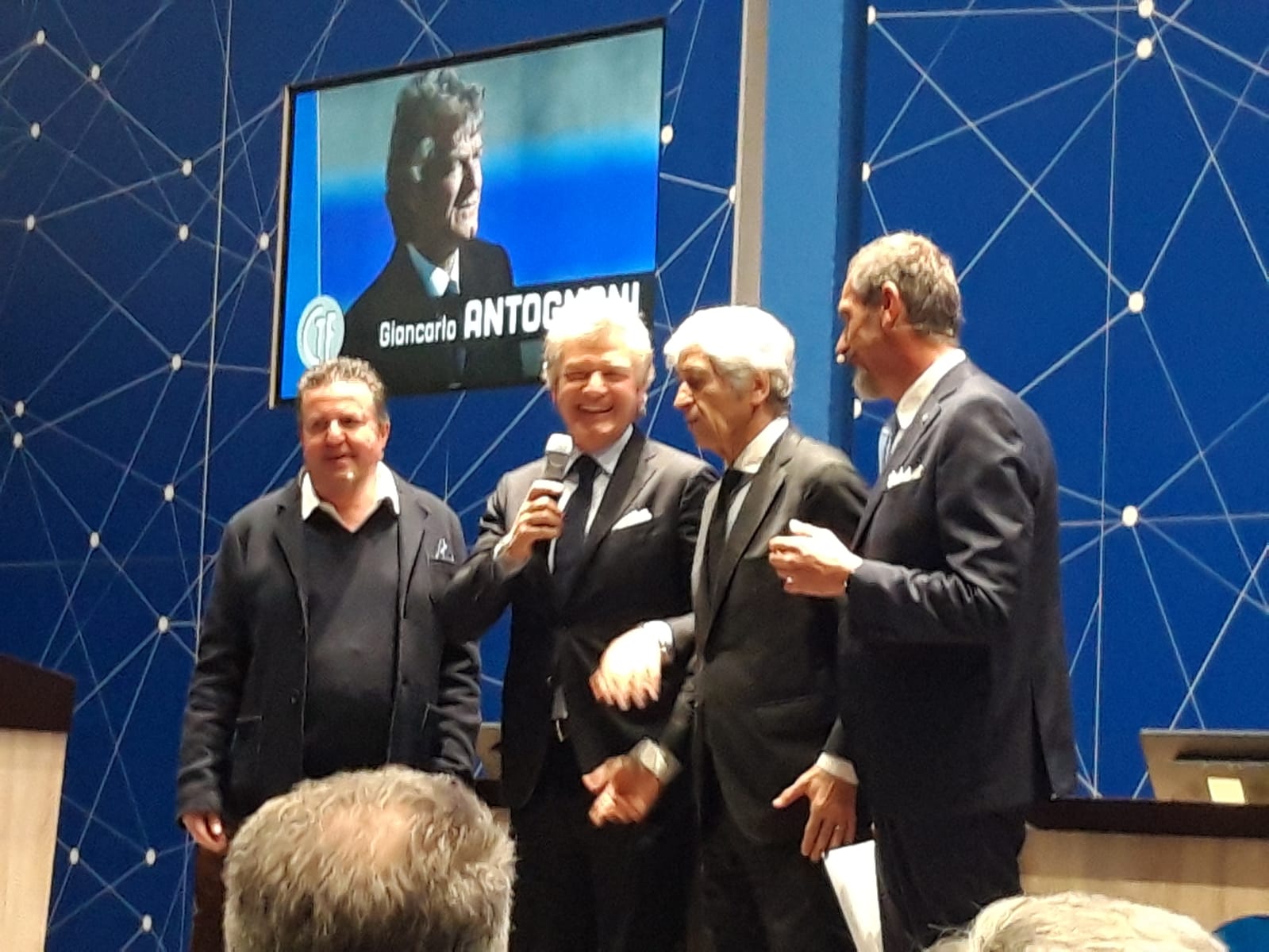 60 anni di Coverciano: Antognoni, Rivera, Abete presenti all'evento. Che emozione la targa di Ridolfi...