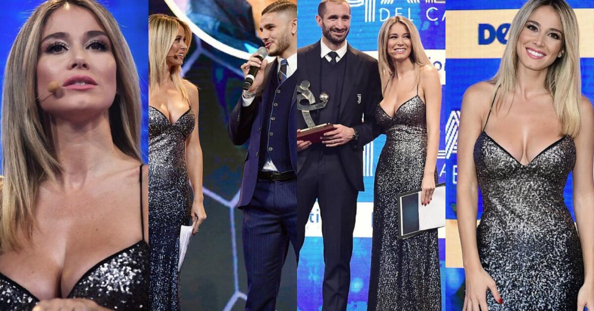 Diletta Leotta ruba la scena agli oscar del calcio. Gli occhi sono tutti per lei FOTO - 