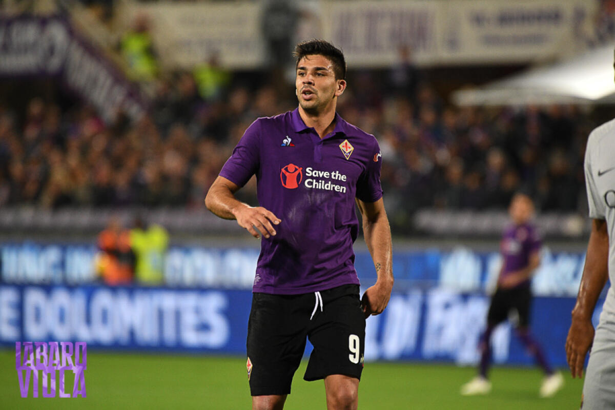 Simeone si sblocca e dimezza lo svantaggio. È 2-1 per il Sassuolo - Firenze, stadio Artemio Franchi, 3.11.2018, Fiorentina-Roma, Foto Fiorenzo Sernacchioli. Copyright Labaroviola.com