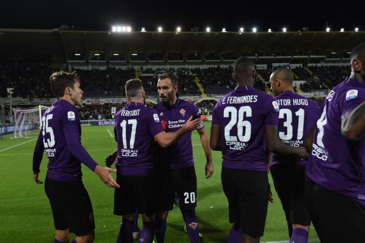 Il Torino vince, vola e sogna la Champions. Tutti i risultati e la classifica di Serie A - Firenze, stadio Artemio Franchi, 21.10.2018, Fiorentina-Cagliari, Foto Fiorenzo Sernacchioli. Copyright Labaroviola.com, foto di gruppo