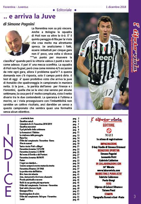 Prima di Fiorentina-Juventus leggi “I’Tifoso Viola” oggi in edizione speciale con 60 pagine