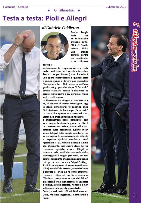 Prima di Fiorentina-Juventus leggi “I’Tifoso Viola” oggi in edizione speciale con 60 pagine