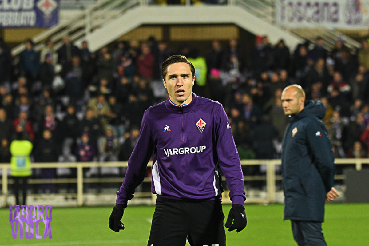 Goool della Fiorentina! Chiesa si mette in proprio e porta in vantaggio i viola! - Firenze, stadio Artemio Franchi, 1.12.2018, Fiorentina-Juventus, Foto Fiorenzo Sernacchioli. Copyright Labaroviola.com