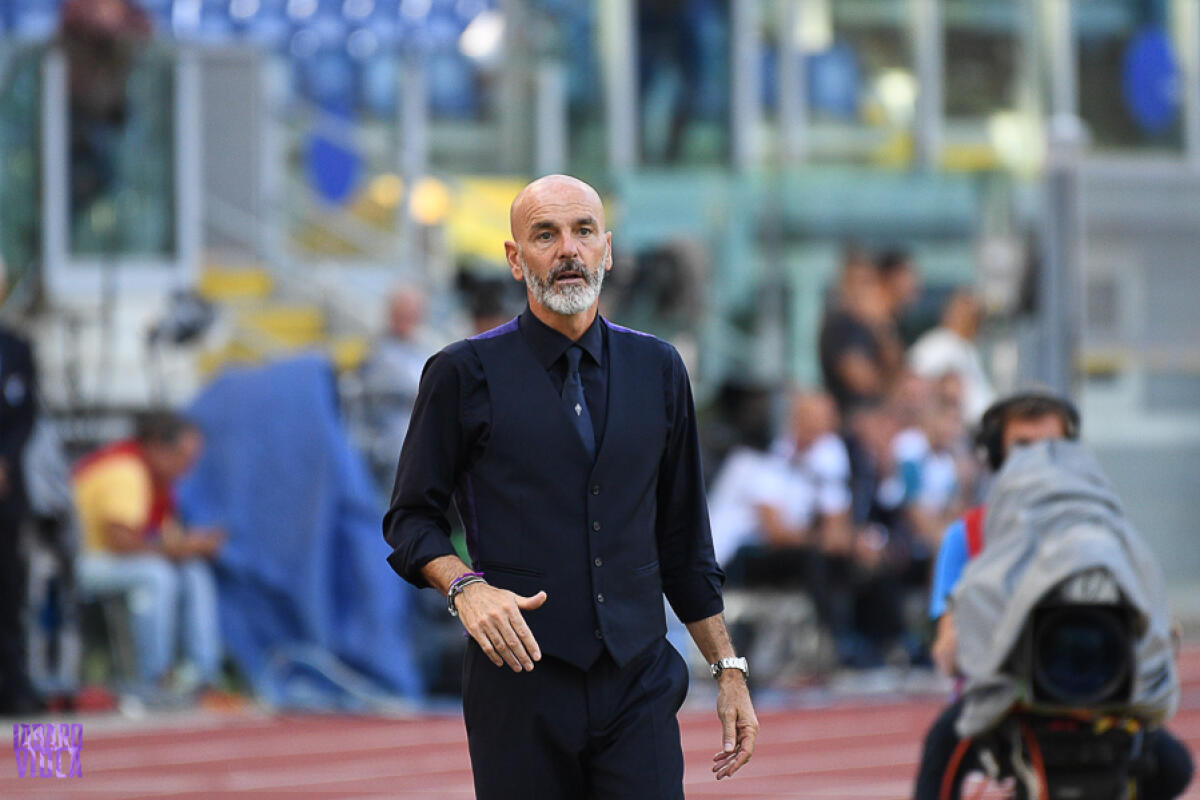 Squalificati, Pioli ci sarà con la Samp. Solo una multa al tecnico. Dodici i fermati.. - Roma, Stadio Olimpico, 07.10.2018, Lazio-Fiorentina, foto Fiorenzo Sernacchioli. Copyright Labaroviola.com, Pioli