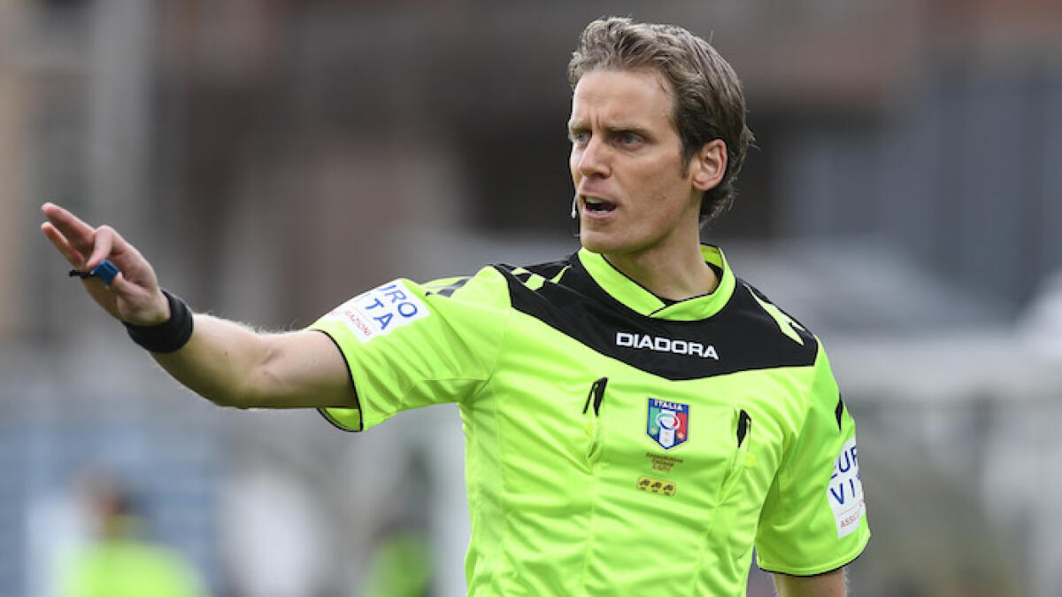 Chiffi di Padova arbitrerà Chievo-Fiorentina, al VAR ci sarà Serra - Mg Chiavari (Ge) 04/03/2017 - campionato di calcio serie B / Virtus Entella-Bari / foto Matteo Gribaudi/Image Sport
nella foto: Daniele Chiffi