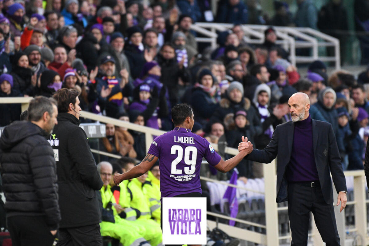 "Appena arrivato gli ho detto sei l'unico che mi ricorda Ronaldo" la risposta di Muriel a Pioli... - Firenze, stadio Franchi, 20.01.2019, Fiorentina-Sampdoria, foto Fiorenzo Sernacchioli. Copyright Labaroviola.com,