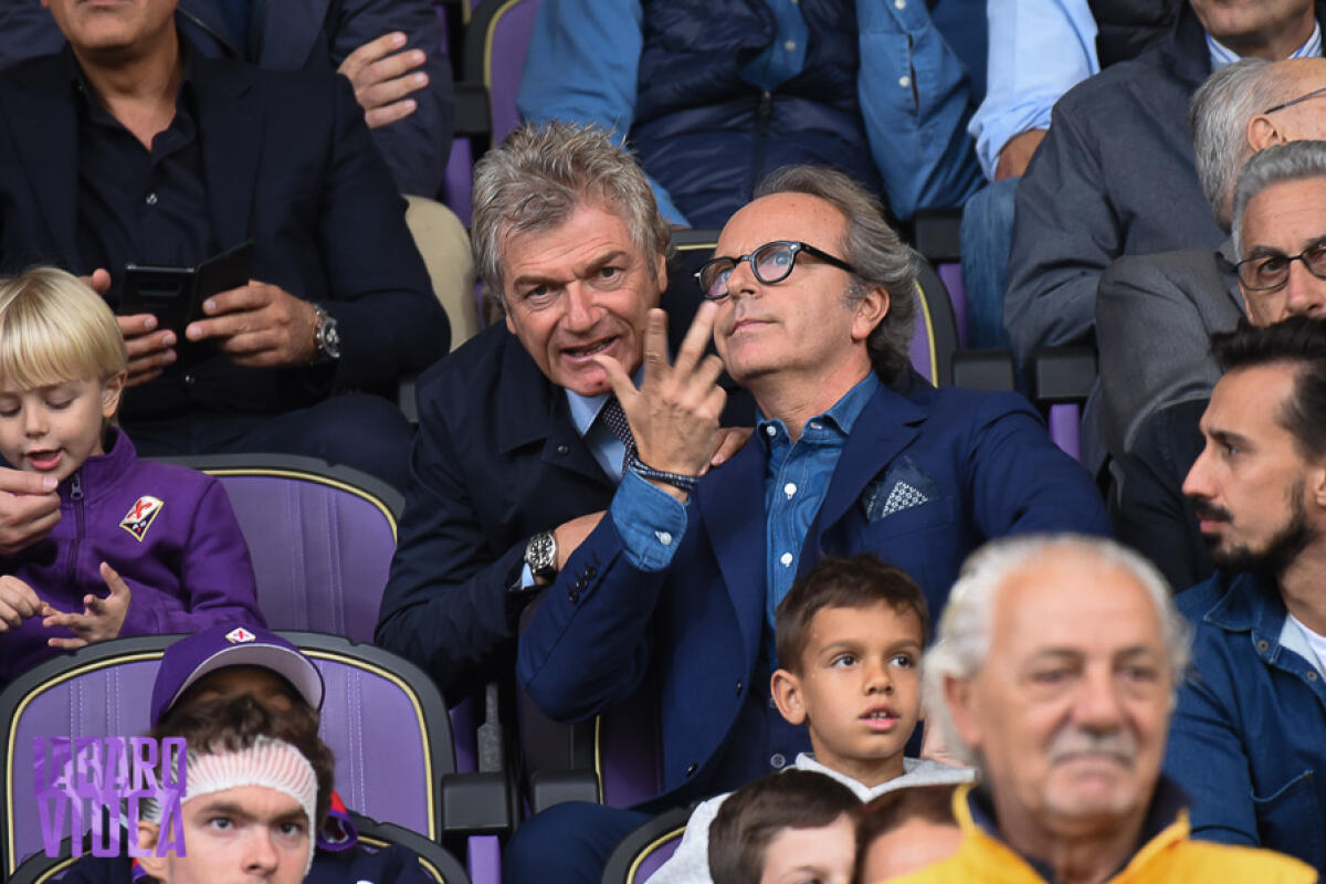 Andrea Della Valle a Firenze, ci sarà contro l'Inter e contro l'Atalanta mercoledì sera - Firenze, stadio Artemio Franchi, 21.10.2018, Fiorentina-Cagliari, Foto Fiorenzo Sernacchioli. Copyright Labaroviola.com, Andrea Della Valle