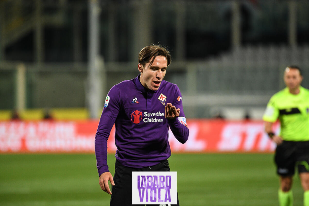 Chiesa: “Partita amara, daremo tutto a Bergamo. Astori vive insieme a noi” - Firenze, stadio Franchi, 24.02.2019, Fiorentina-Inter, foto Fiorenzo Sernacchioli. Copyright Labaroviola.com
