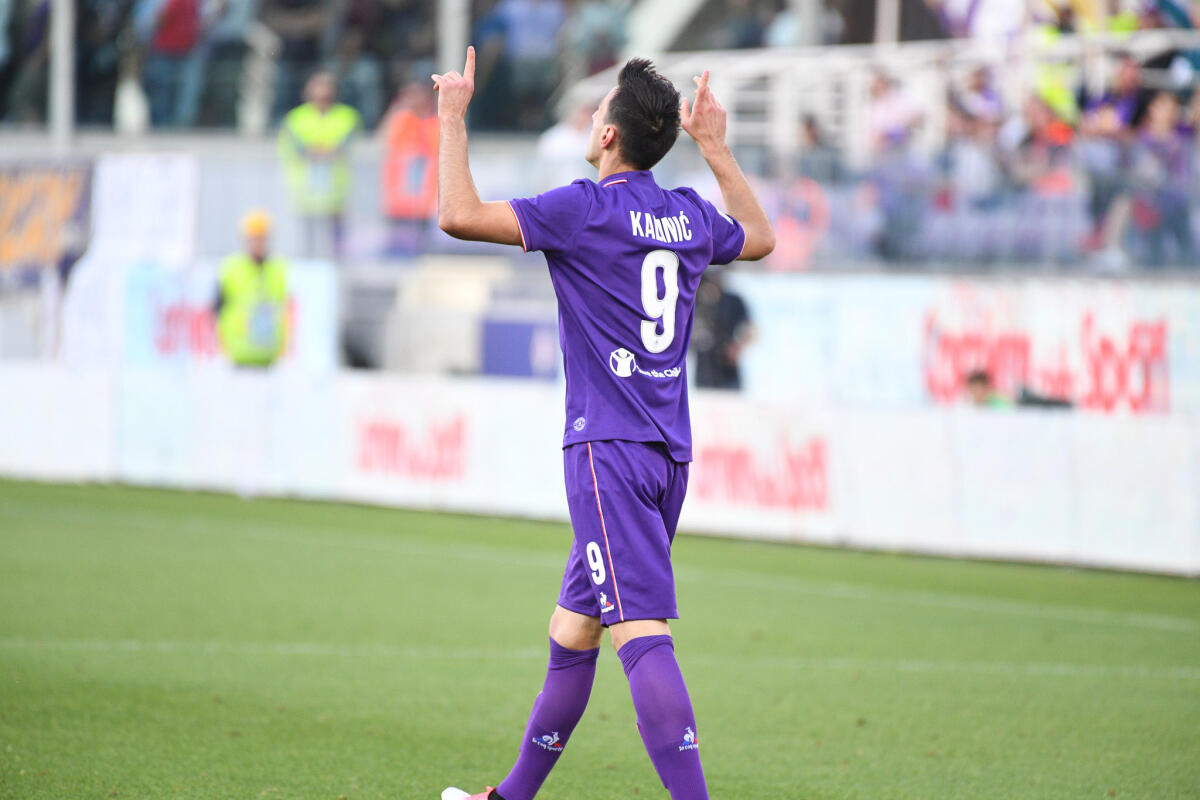 Kalinic e la nostalgia: su Twitter una foto con la maglia viola per sostenere la squadra - Firenze, stadio Artemio Franchi, 13.05.2017, Fiorentina-Lazio, Foto Fiorenzo Sernacchioli. Copyright Labaroviola.com