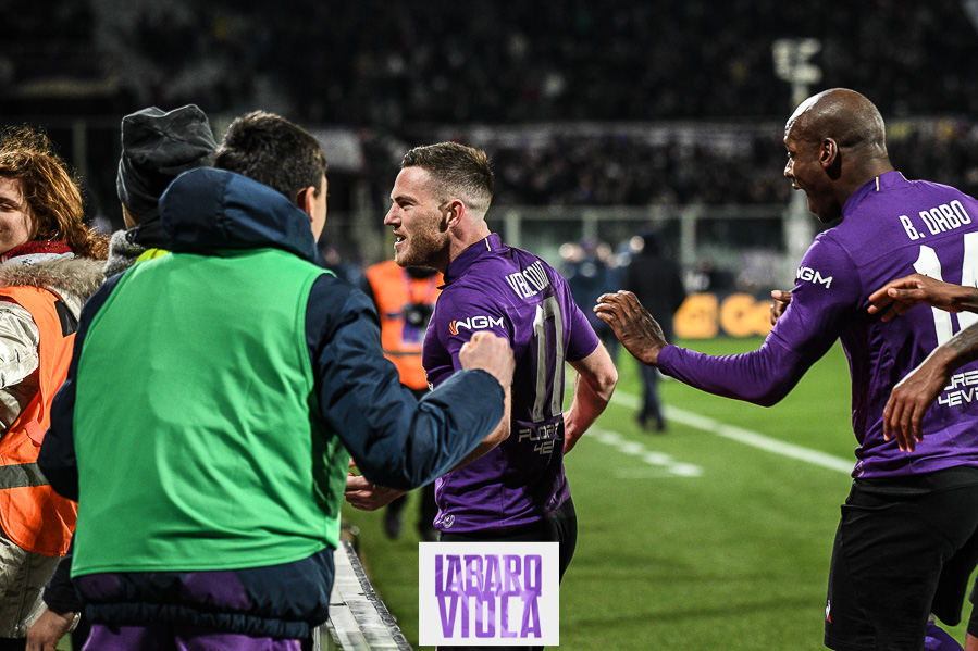 Le migliori foto dell'esultanza e della gioia della Fiorentina sotto la Fiesole a fine gara